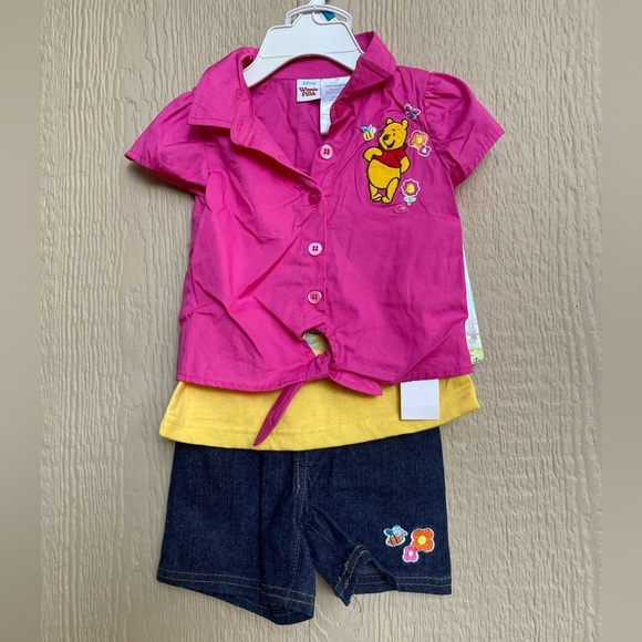 Y2K deadstock Winnie the Pooh 3 piece set - Picture 1 of 4